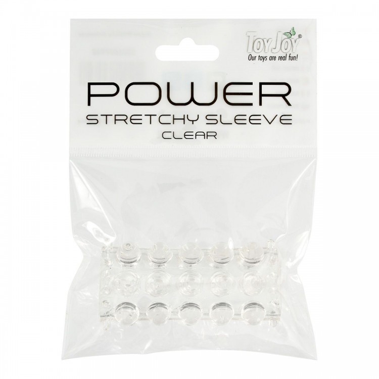 Прозрачная рельефная насадка POWER STRETCHY