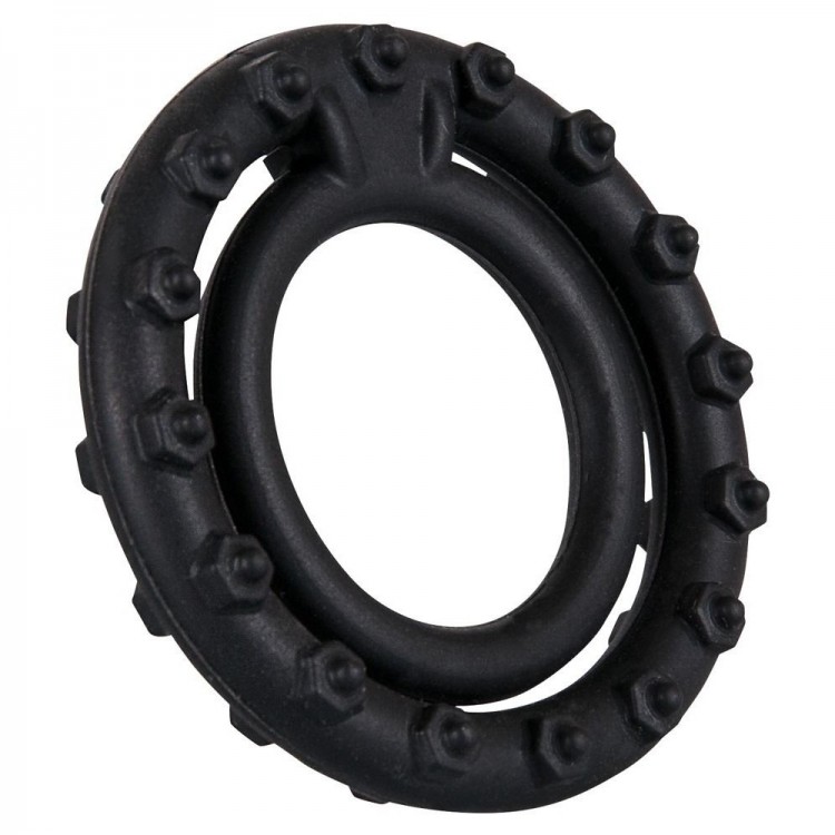 Чёрное кольцо для пениса Steely Cockring Чёрное кольцо для пениса Steely Cockring