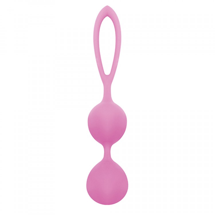 Розовый вагинальные шарики из силикона BLACKBERRIES PUSSY SILICONE
