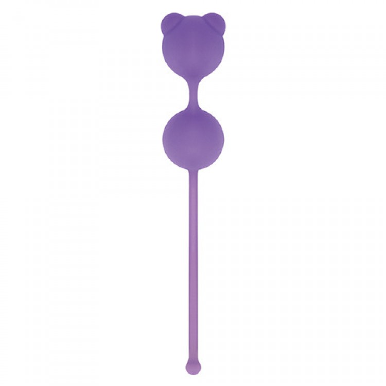 Фиолетовые вагинальные шарики PUSSYNUT DOUBLE SILICONE