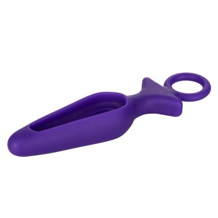 Фиолетовая силиконовая пробка с прорезью Silicone Groove Probe - 10,25 см. Фиолетовая силиконовая пробка с прорезью Silicone Groove Probe - 10,25 см.