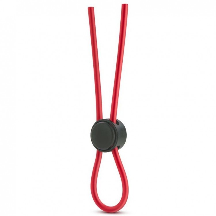 Красное силиконовое лассо на пенис Silicone Loop Cock Ring
