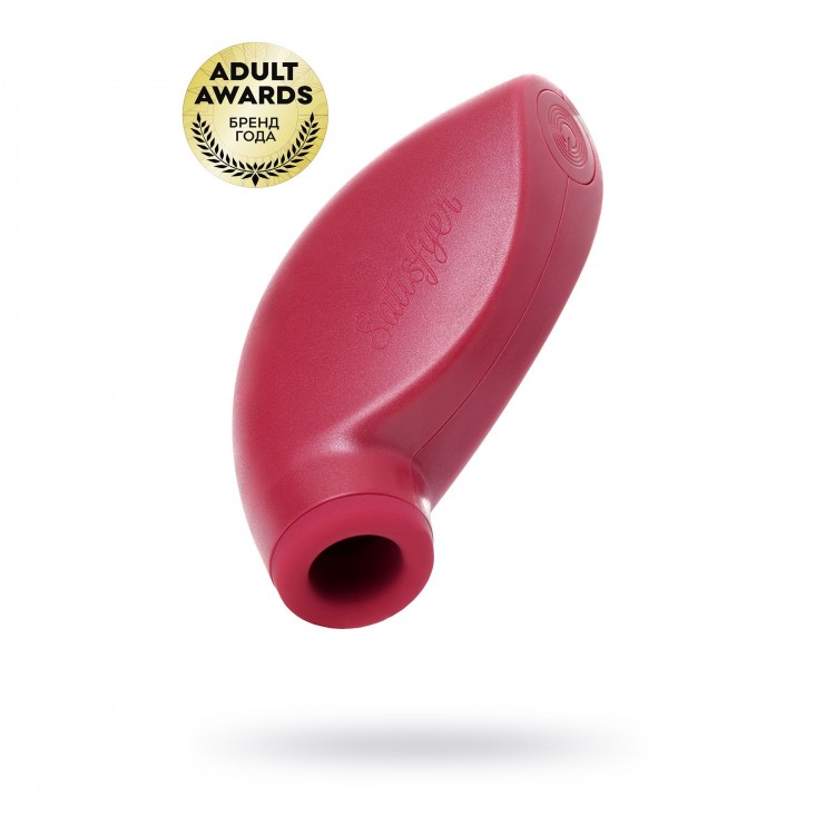 Красный вакуум-волновой бесконтактный стимулятор клитора Satisfyer One Night Stand