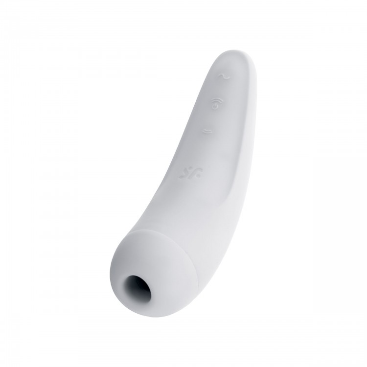Белый вакуум-волновой стимулятор Satisfyer Curvy 2+