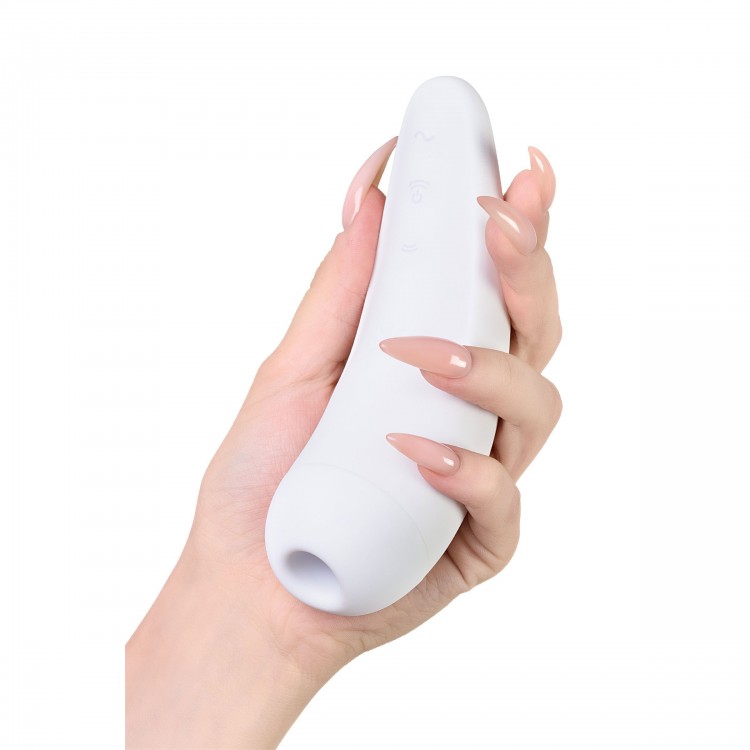 Белый вакуум-волновой стимулятор Satisfyer Curvy 2+