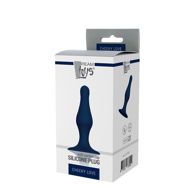 Синяя анальная пробка SILICONE PLUG MEDIUM - 12,7 см. Синяя анальная пробка SILICONE PLUG MEDIUM - 12,7 см.