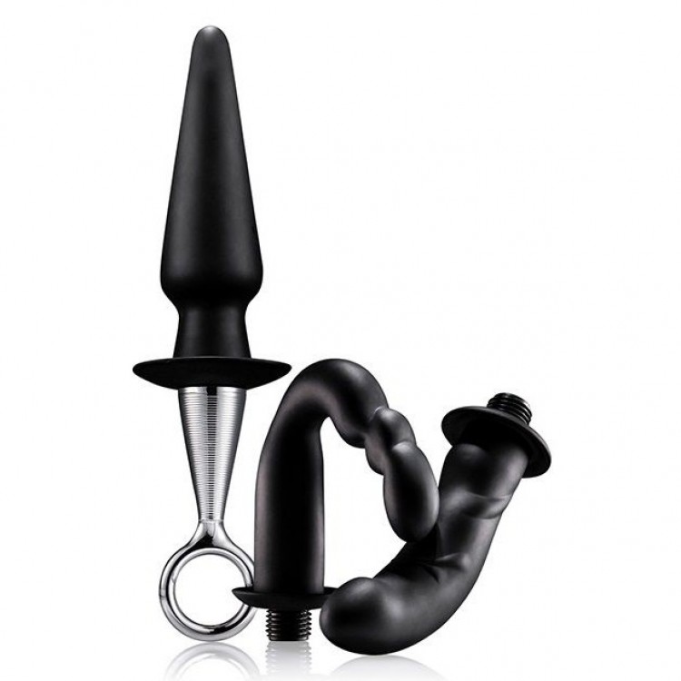 Набор PROSTATE & BUTT PLUG SET из рукояти и 3 насадок