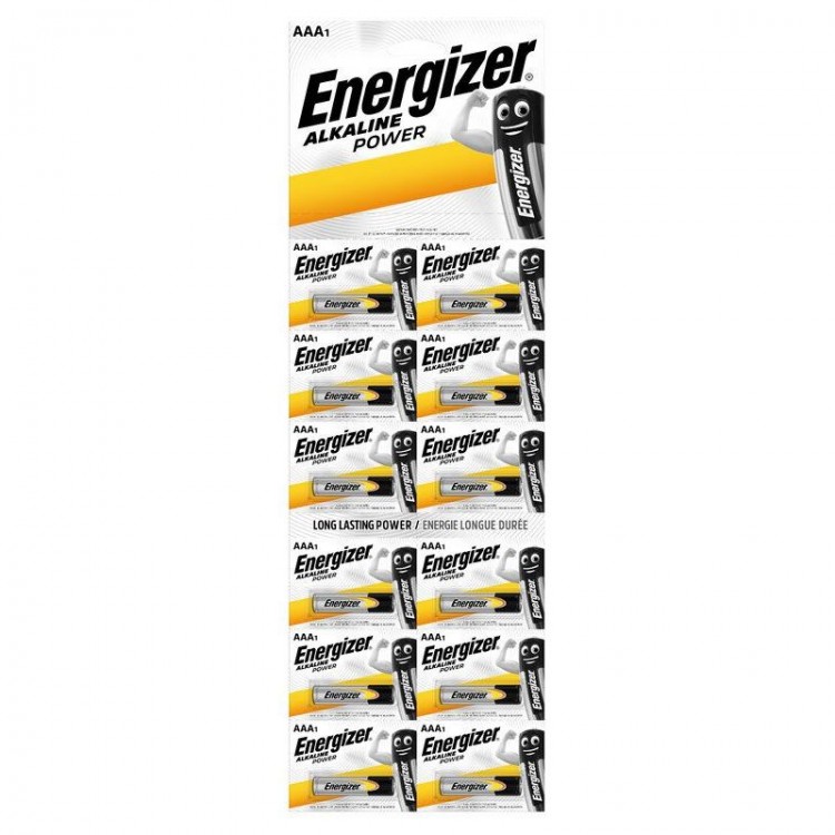 Батарейки Energizer POWER AAА/LR03 1.5V - 12 шт.