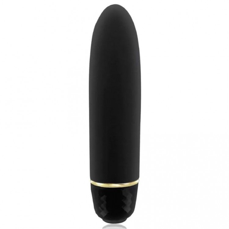 Черная вибропуля Classique Vibe - 12 см.