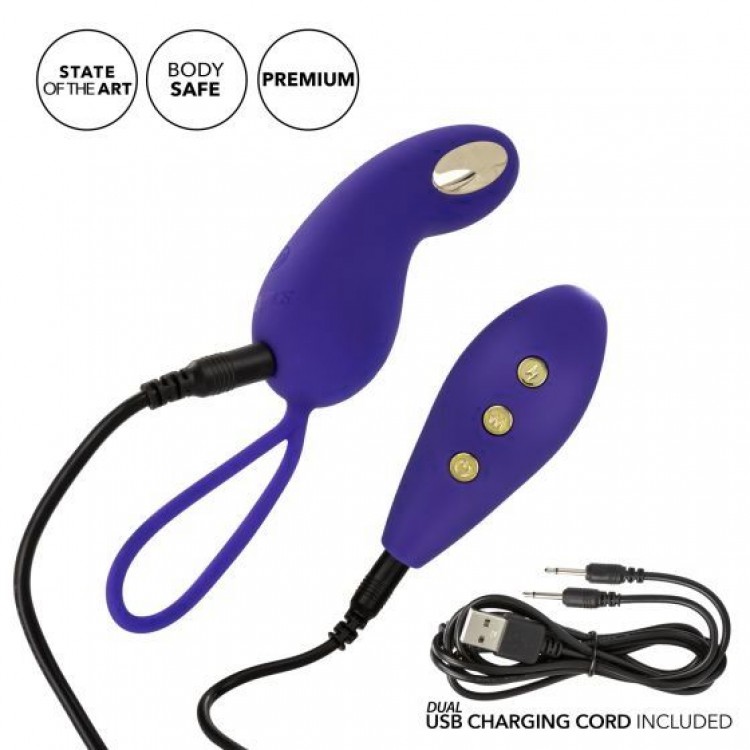 Фиолетовый вибротренажёр Кегеля с электростимуляцией Intimate E-Stimulator Remote Teaser Фиолетовый вибротренажёр Кегеля с электростимуляцией Intimate E-Stimulator Remote Teaser