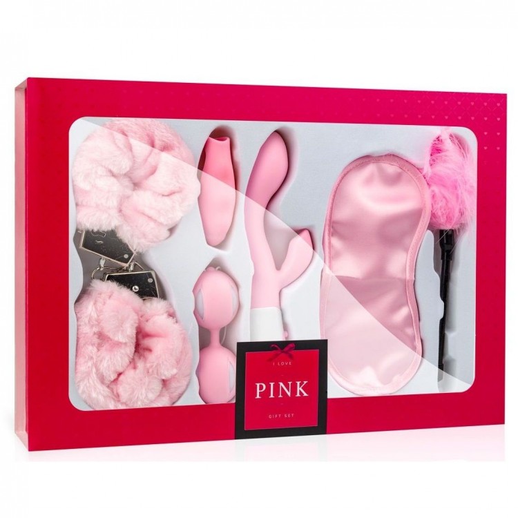 Эротический набор I Love Pink Gift Box из 6 предметов