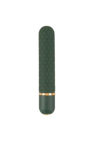 Зеленый мини-вибратор Luxurious Bullet Vibrator - 12,6 см.