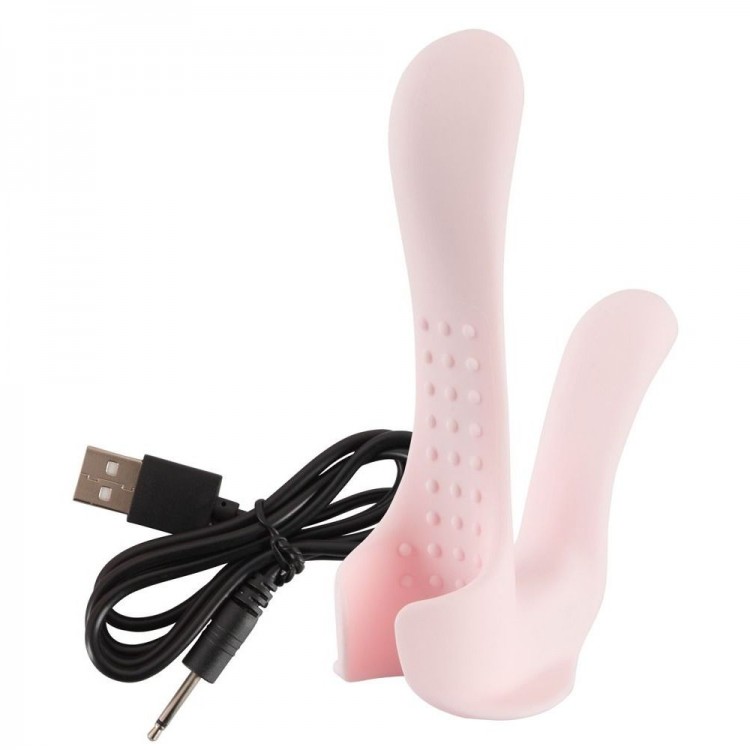 Розовый универсальный вибратор для пар Couples Vibrator