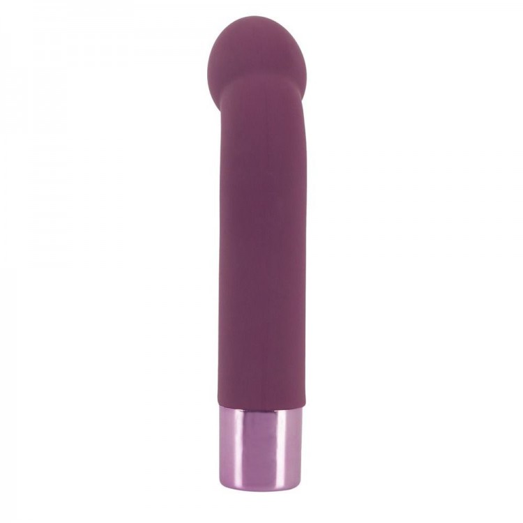 Фиолетовый G-стимулятор с вибрацией G-Spot Vibe - 16 см.