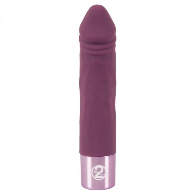 Фиолетовый вибратор-реалистик Realistic Vibe - 14,3 см. Фиолетовый вибратор-реалистик Realistic Vibe - 14,3 см.