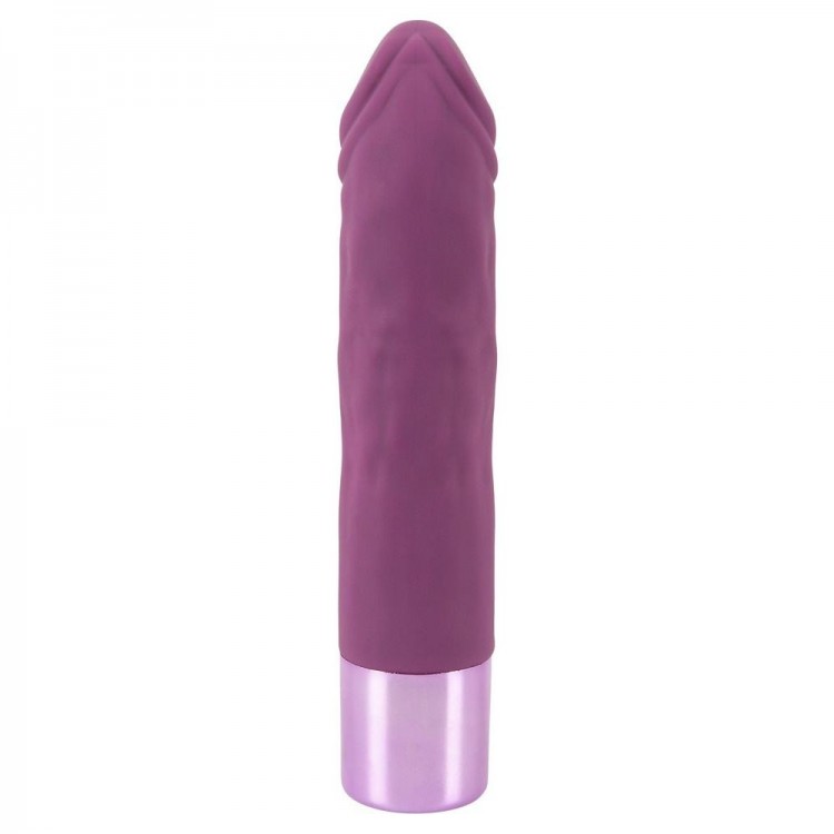 Фиолетовый вибратор-реалистик Realistic Vibe - 14,3 см. Фиолетовый вибратор-реалистик Realistic Vibe - 14,3 см.