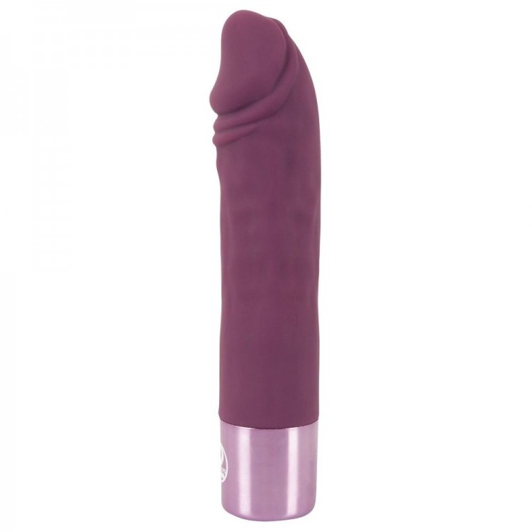 Фиолетовый вибратор-реалистик Realistic Vibe - 14,3 см. Фиолетовый вибратор-реалистик Realistic Vibe - 14,3 см.
