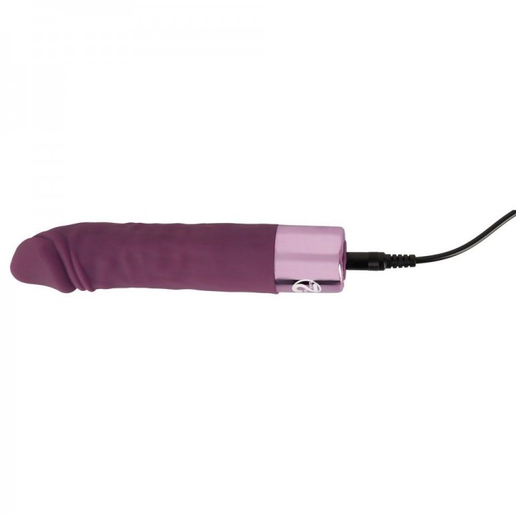 Фиолетовый вибратор-реалистик Realistic Vibe - 14,3 см. Фиолетовый вибратор-реалистик Realistic Vibe - 14,3 см.
