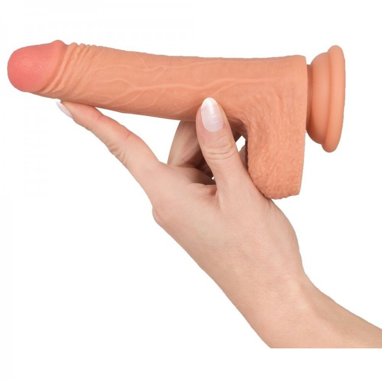 Телесный фаллоимитатор Real Nature Boy S - 18,7 см. Телесный фаллоимитатор Real Nature Boy S - 18,7 см.