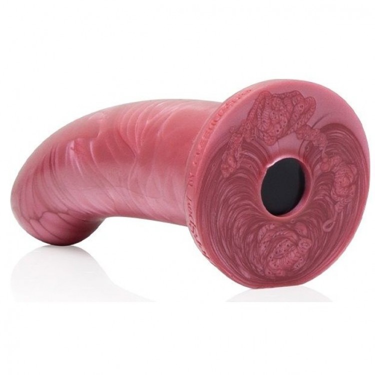 Розовый фаллоимитатор Golden Rose Dildo Medium - 15,3 см.