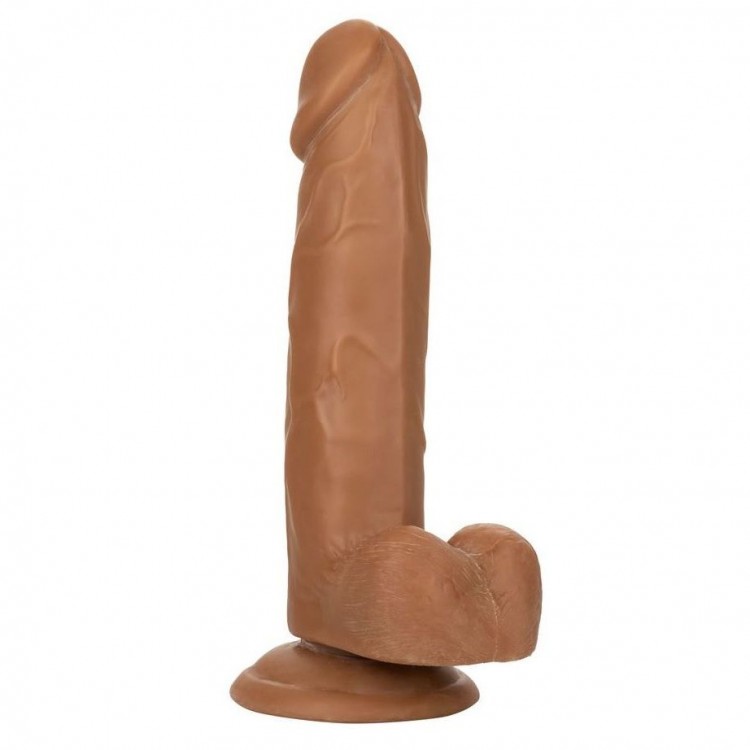 Коричневый фаллоимитатор Size Queen 6" - 20,25 см.