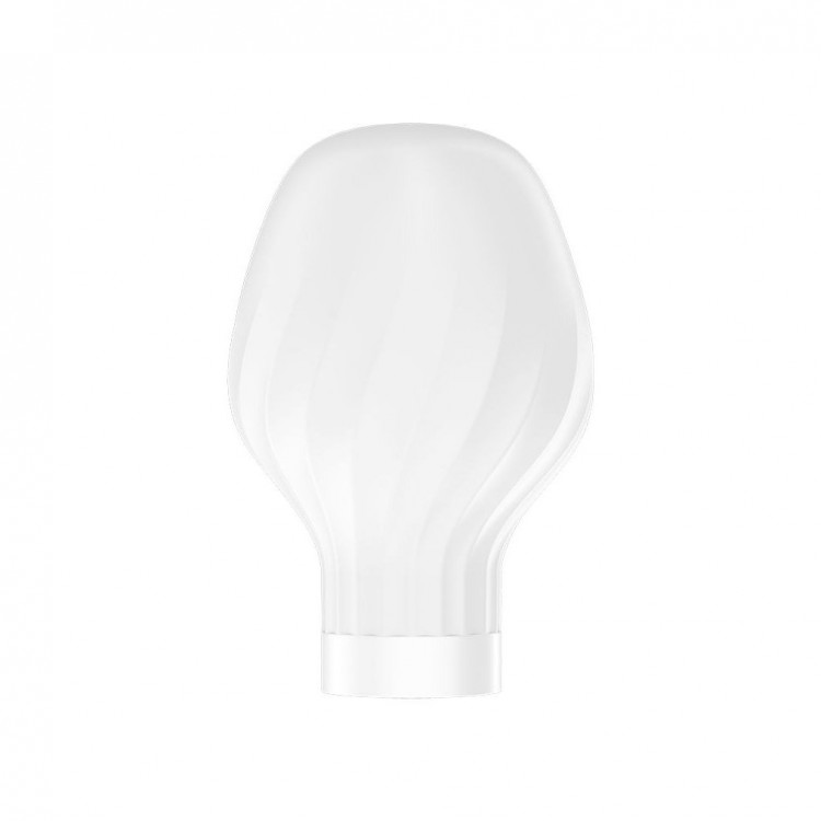 Белый вибромассажер Satisfyer Double Wand-er со сменными насадками