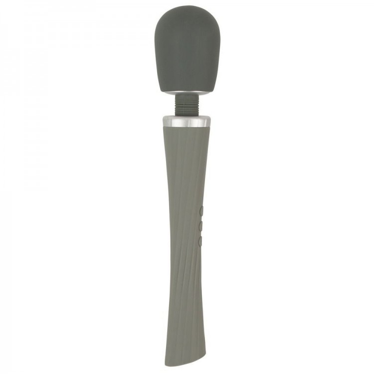 Серый жезловый вибратор Super Strong Wand Vibrator