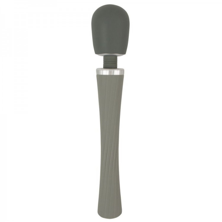 Серый жезловый вибратор Super Strong Wand Vibrator