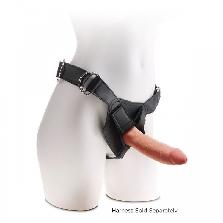 Кофейный фаллоимитатор на присоске 7" Triple Density Cock - 21 см.