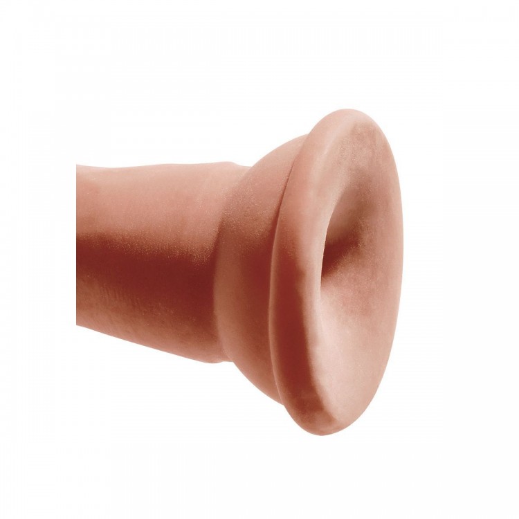 Кофейный фаллоимитатор на присоске 7" Triple Density Cock - 21 см.