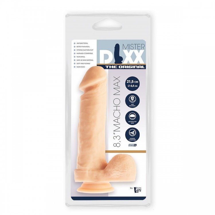 Телесный фаллоимитатор Macho Max - 21,5 см.