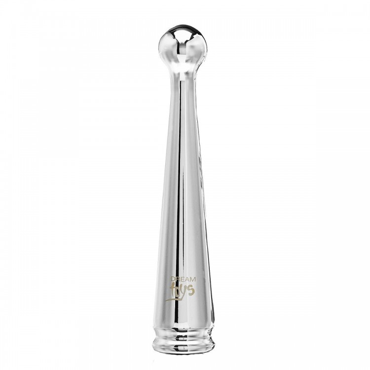 Металлический перезаряжаемый вибратор Metal Mike - 14,2 см.