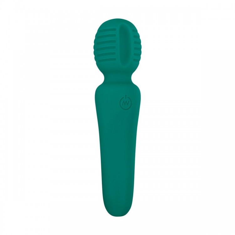 Зеленый мини-wand Eve s Petite Private Pleasure Wand - 14,8 см.
