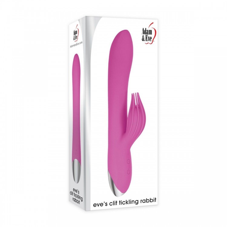 Розовый вибратор-кролик Eve s Clit Tickling Rabbit - 20,4 см. Розовый вибратор-кролик Eve s Clit Tickling Rabbit - 20,4 см.