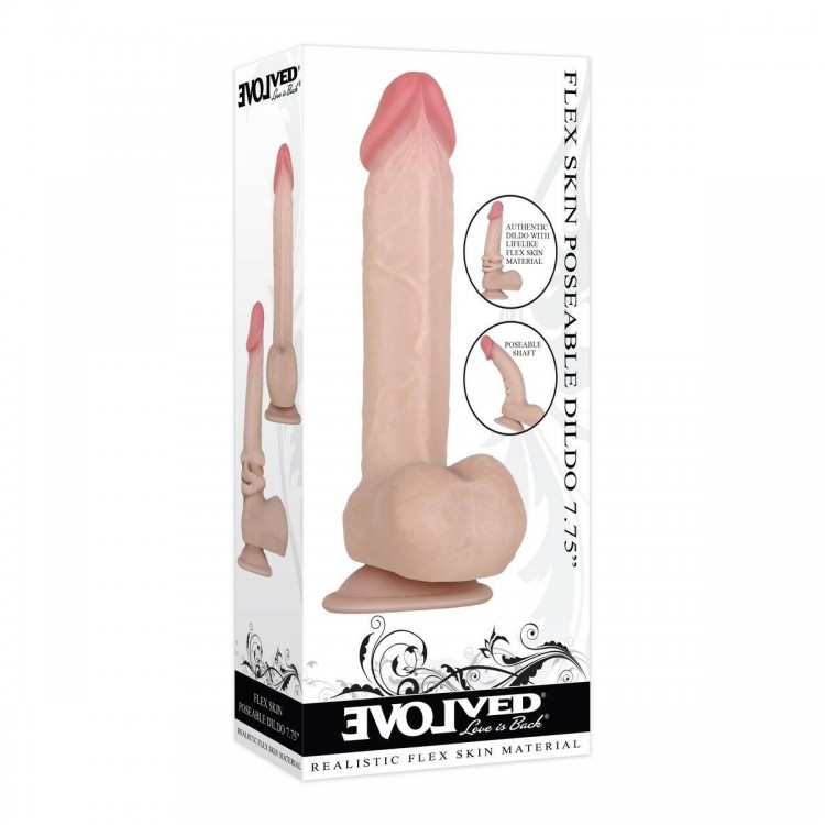 Фаллоимитатор с подвижной кожей Flexskin Poseable Dildo - 19,7 см. Фаллоимитатор с подвижной кожей Flexskin Poseable Dildo - 19,7 см.