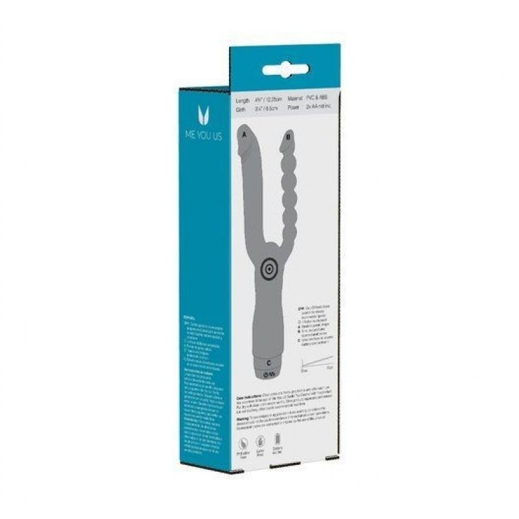 Фиолетовый анально-вагинальный вибратор Extreme Dual Vibrator - 25 см. Фиолетовый анально-вагинальный вибратор Extreme Dual Vibrator - 25 см.