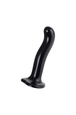 Черный стимулятор для пар P&G-Spot Dildo Size M - 18 см.