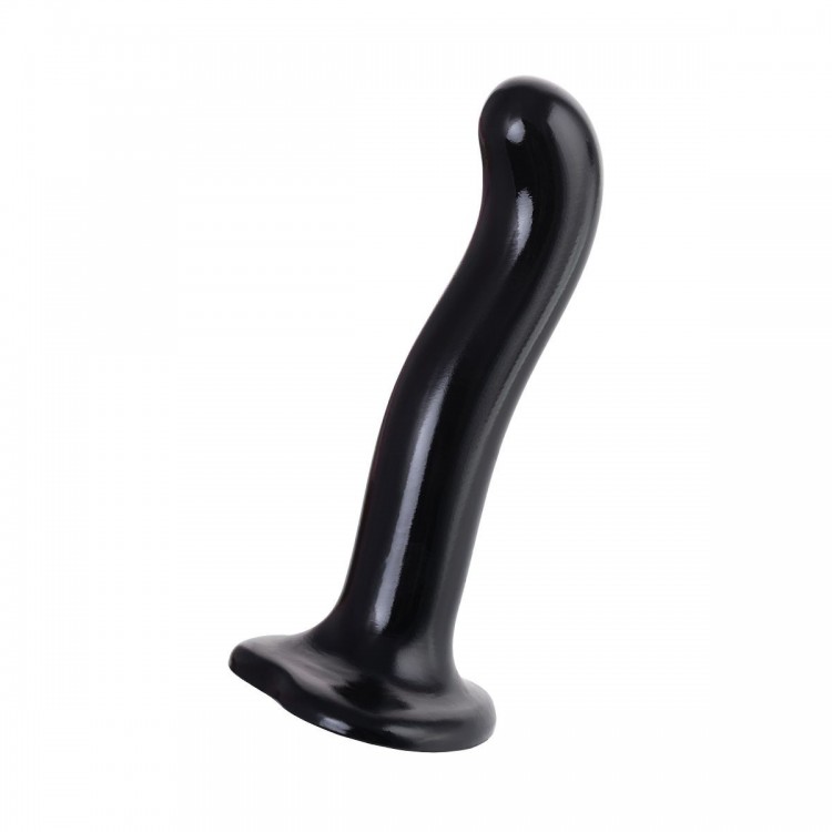 Черный стимулятор для пар P&G-Spot Dildo Size L - 19 см.