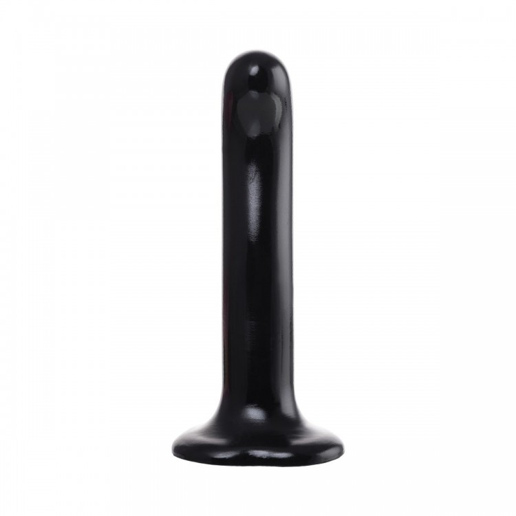 Черный стимулятор для пар P&G-Spot Dildo Size L - 19 см.