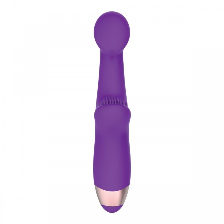 Фиолетовый массажёр для G-точки G-Spot Pleaser - 19 см.