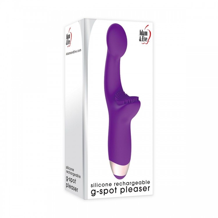 Фиолетовый массажёр для G-точки G-Spot Pleaser - 19 см.