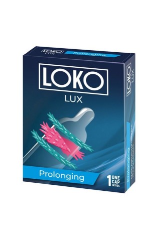 Стимулирующая насадка на пенис LOKO LUX с продлевающим эффектом