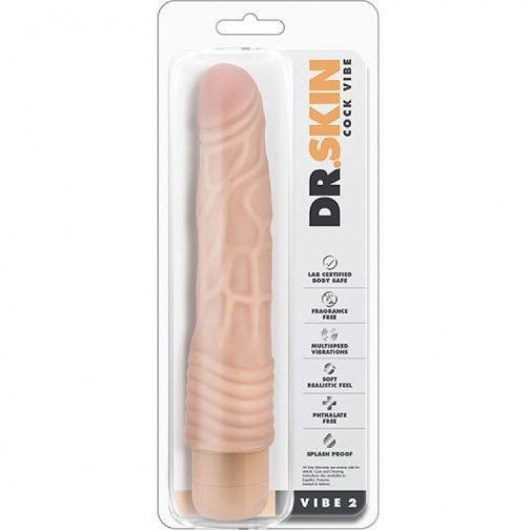 Телесный вибратор-реалистик Cock Vibe 2 - 22,8 см.