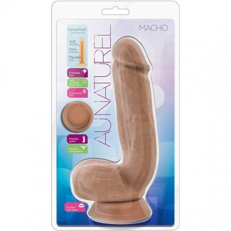 Фаллоимитатор-мулат Macho - 21,6 см.