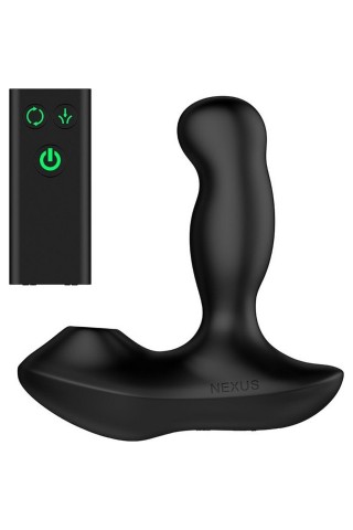 Черный вибратор-ротатор для стимуляции простаты Nexus Revo Air