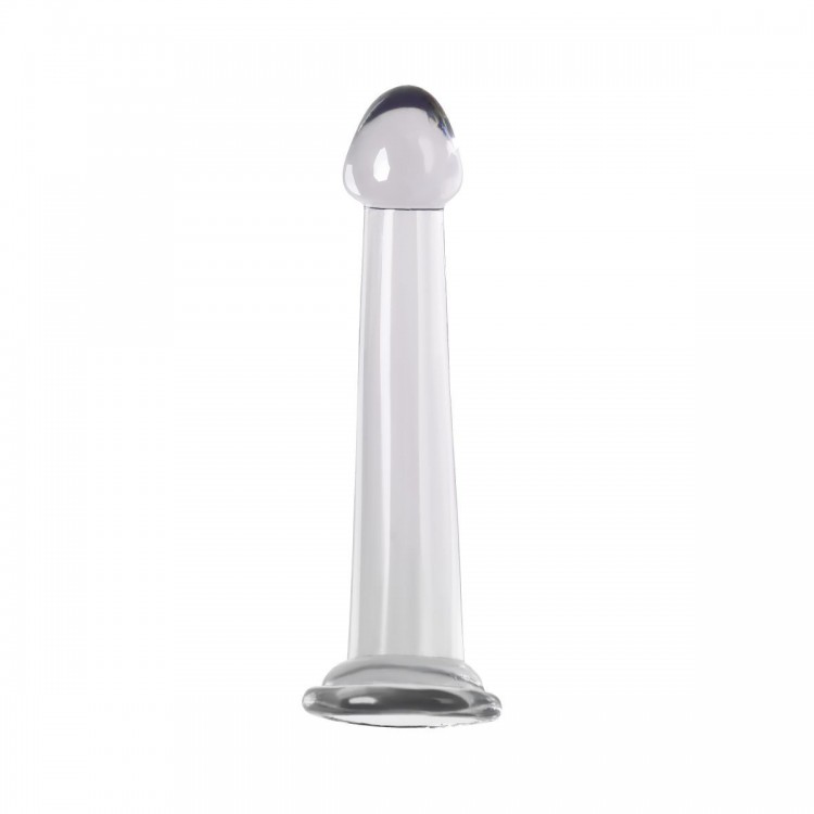Прозрачный фаллоимитатор Jelly Dildo S - 15,5 см.