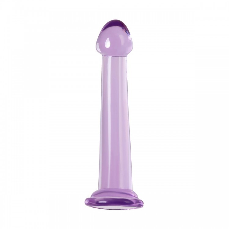 Фиолетовый фаллоимитатор Jelly Dildo S - 15,5 см.