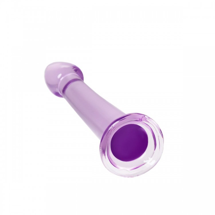 Фиолетовый фаллоимитатор Jelly Dildo S - 15,5 см.