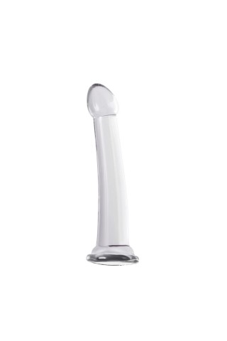 Прозрачный нереалистичный фаллоимитатор Jelly Dildo XL - 22 см.