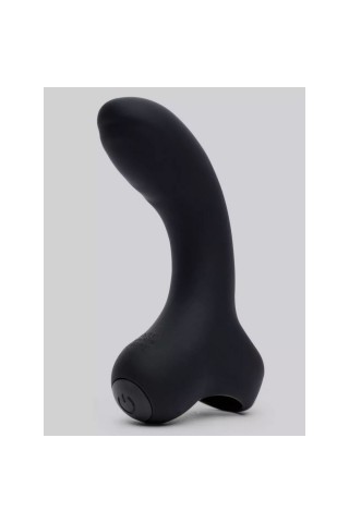 Черный вибратор на палец для G-стимуляции Sensation Rechargeable G-Spot Vibrator